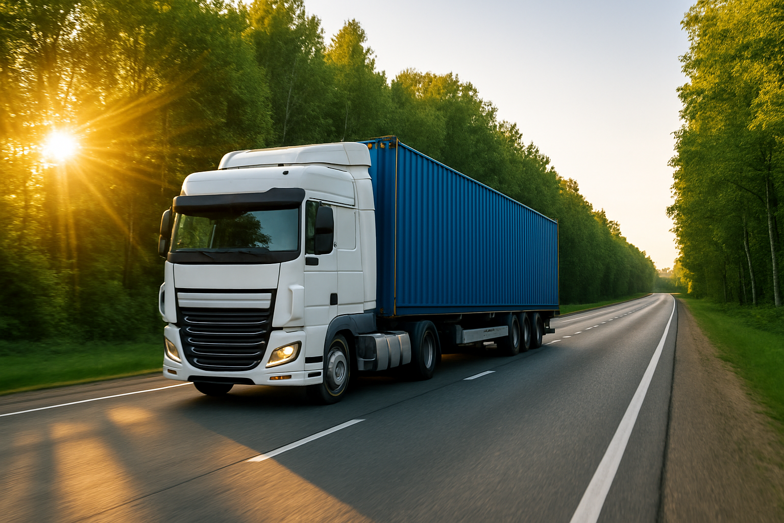 Camión en carretera